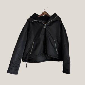 Women's Laundry by Shelli Segal Heavyweight Windbreaker Bomber Jacket, Large